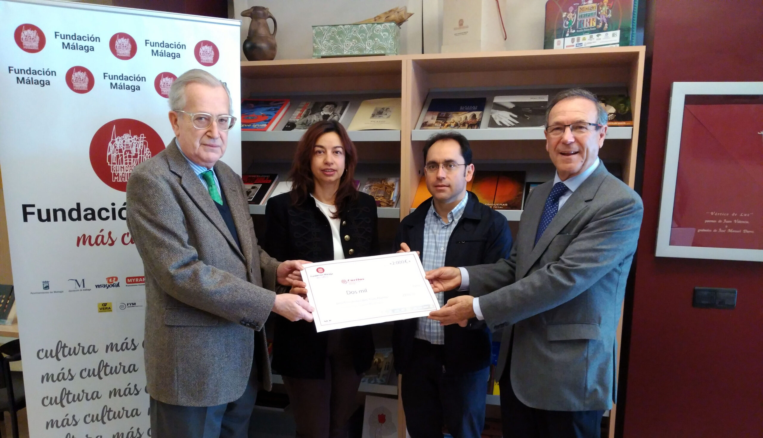 Lee más sobre el artículo Donation to Cáritas from the sales of «Foro Abierto»