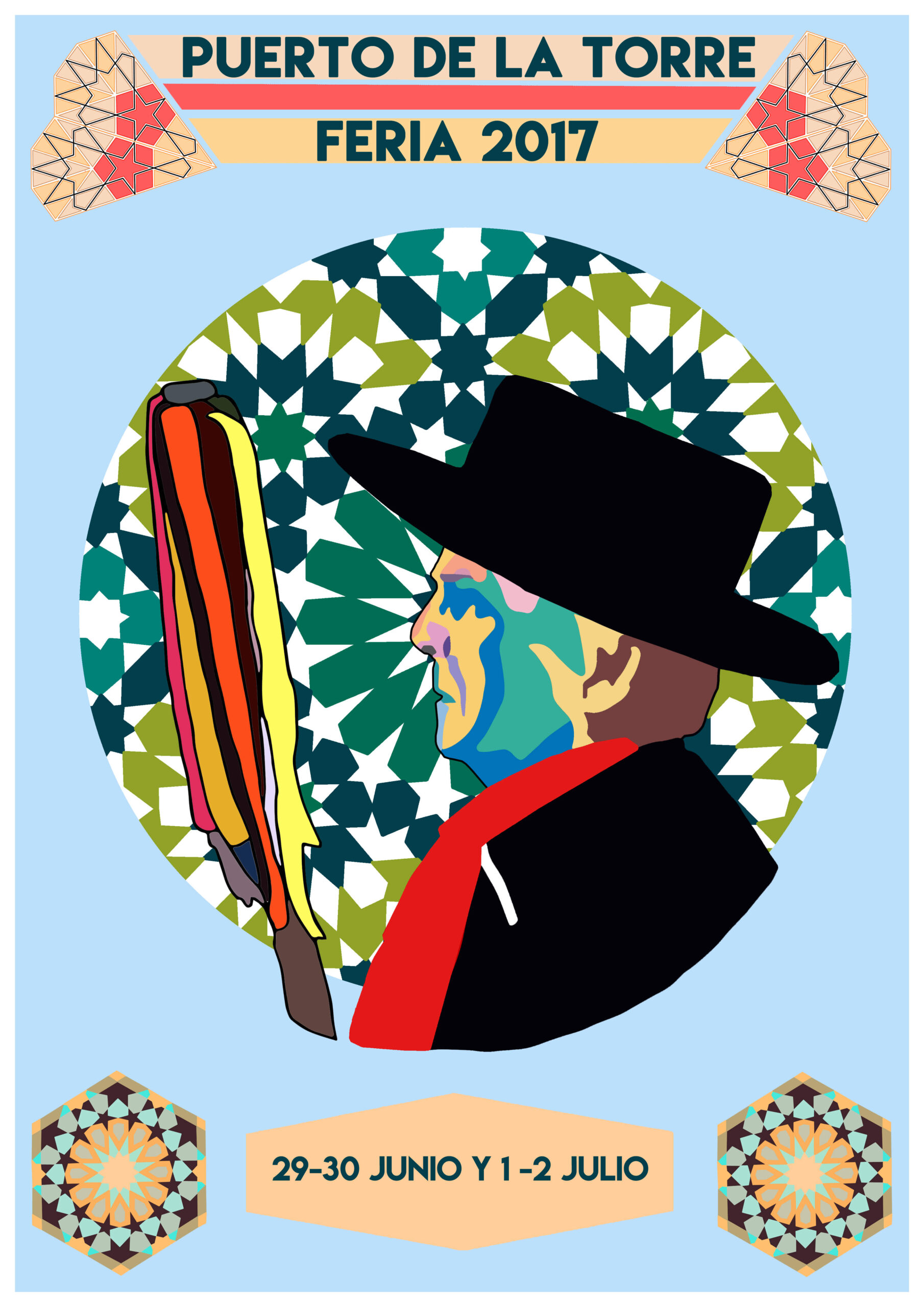 cartel feria puerto de la torre