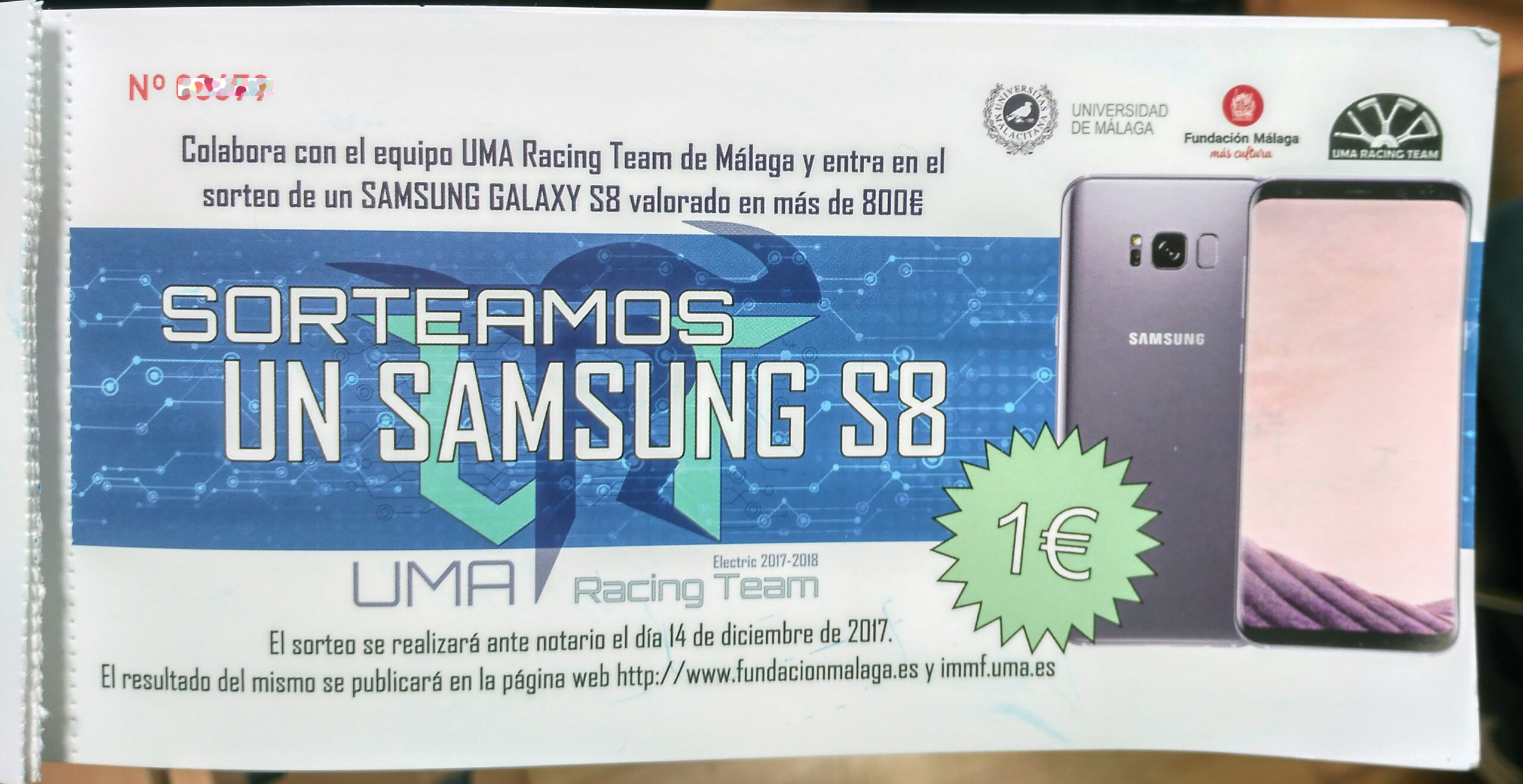 Lee más sobre el artículo Resultado del sorteo del UMA Racing Team de Málaga