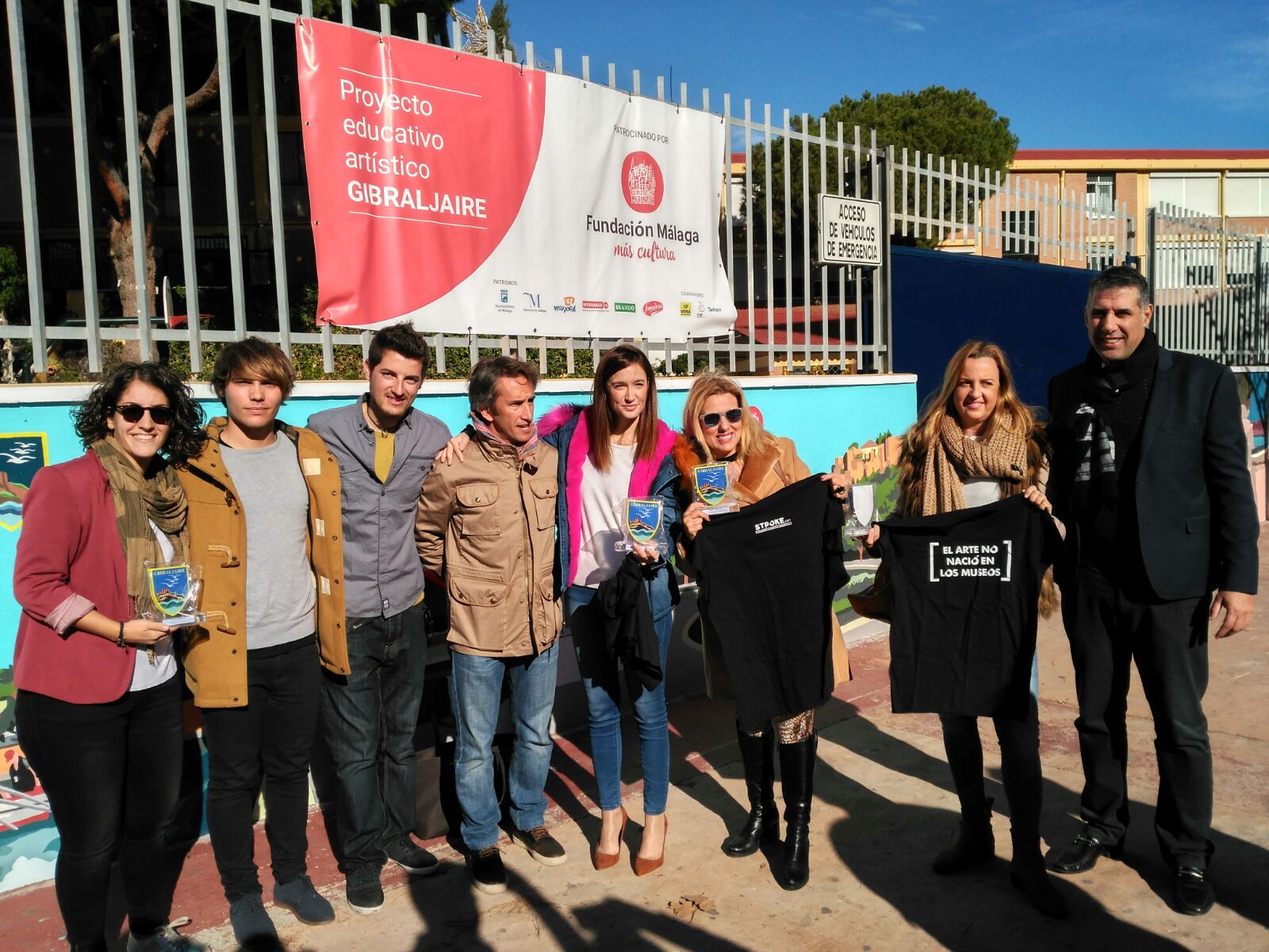 Lee más sobre el artículo Murales artísticos de Stroke Art en el Colegio Gibraljaire