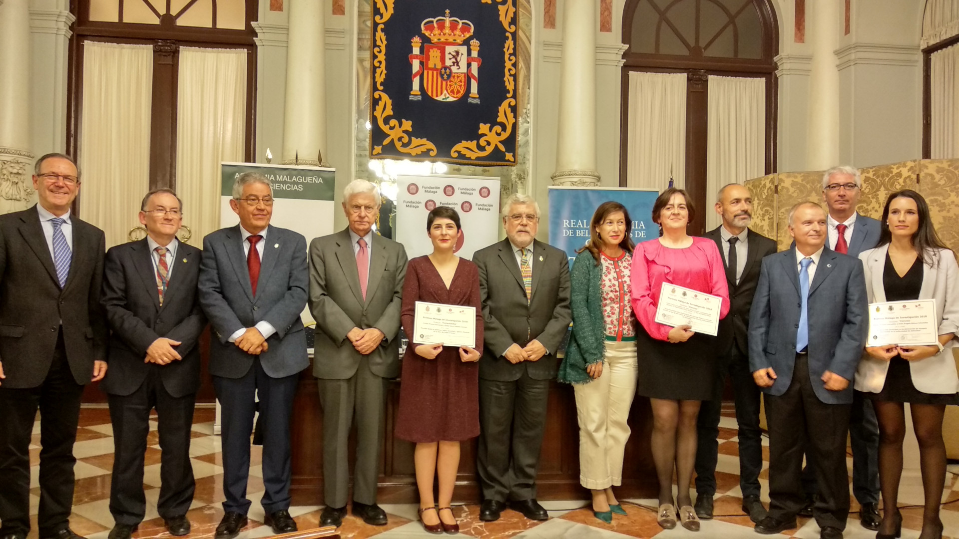 Lee más sobre el artículo Los ganadores de los Premios Málaga de Investigación 2018 reciben sus galardones