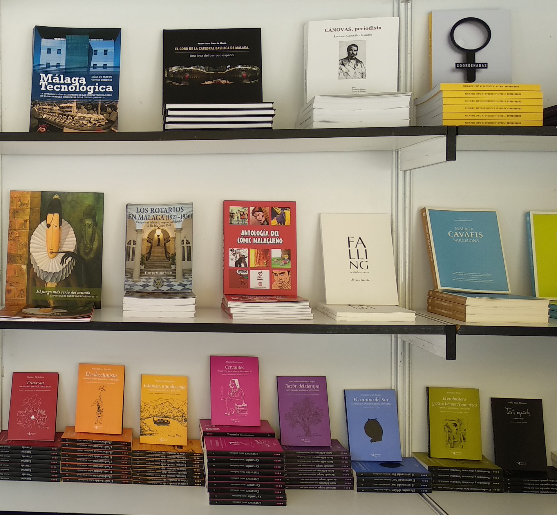Lee más sobre el artículo Encuentra los libros de Fundación Málaga en la Feria del Libro