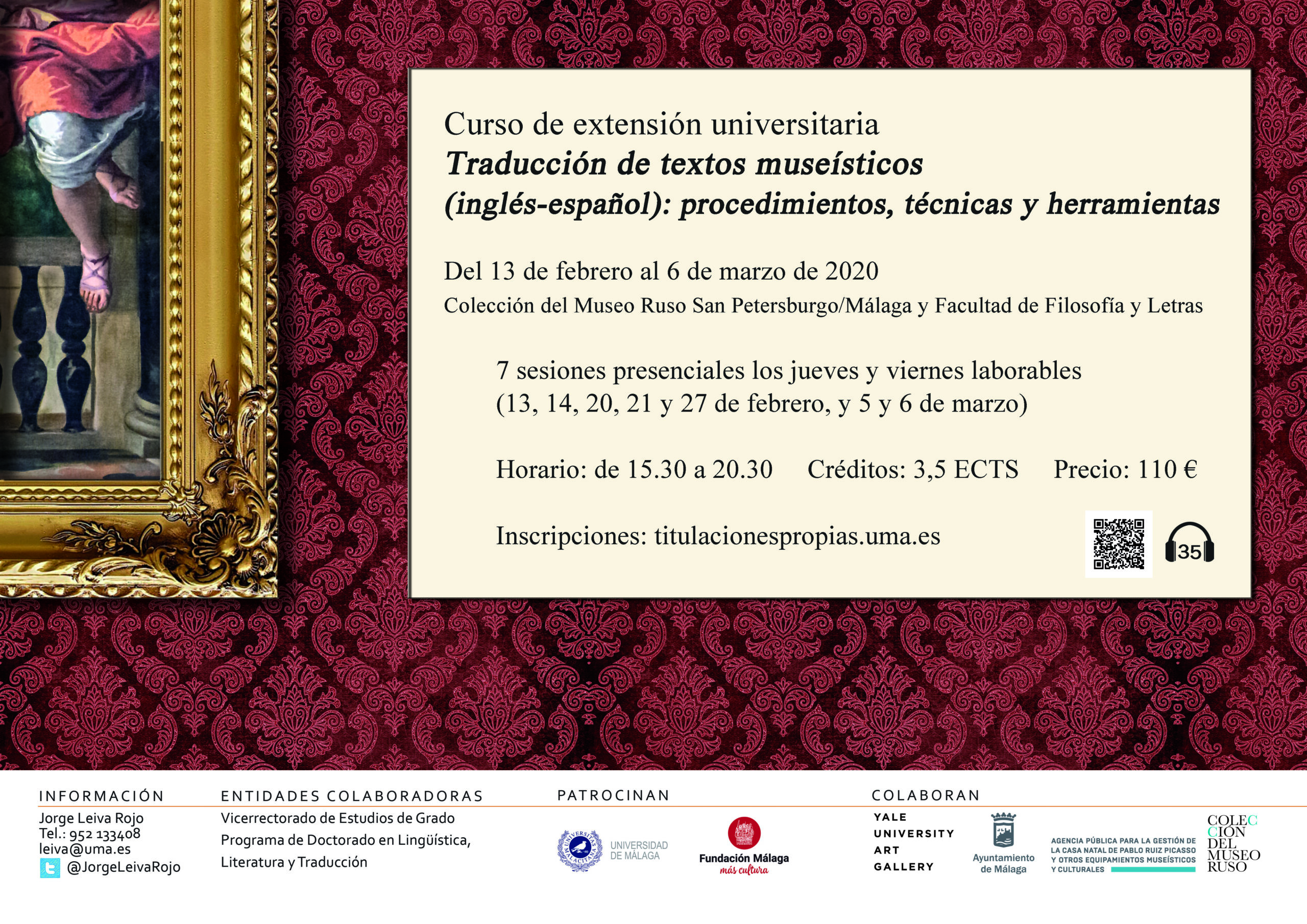 Lee más sobre el artículo Traducción de textos museísticos (inglés-español): procedimientos, técnicas y herramientas