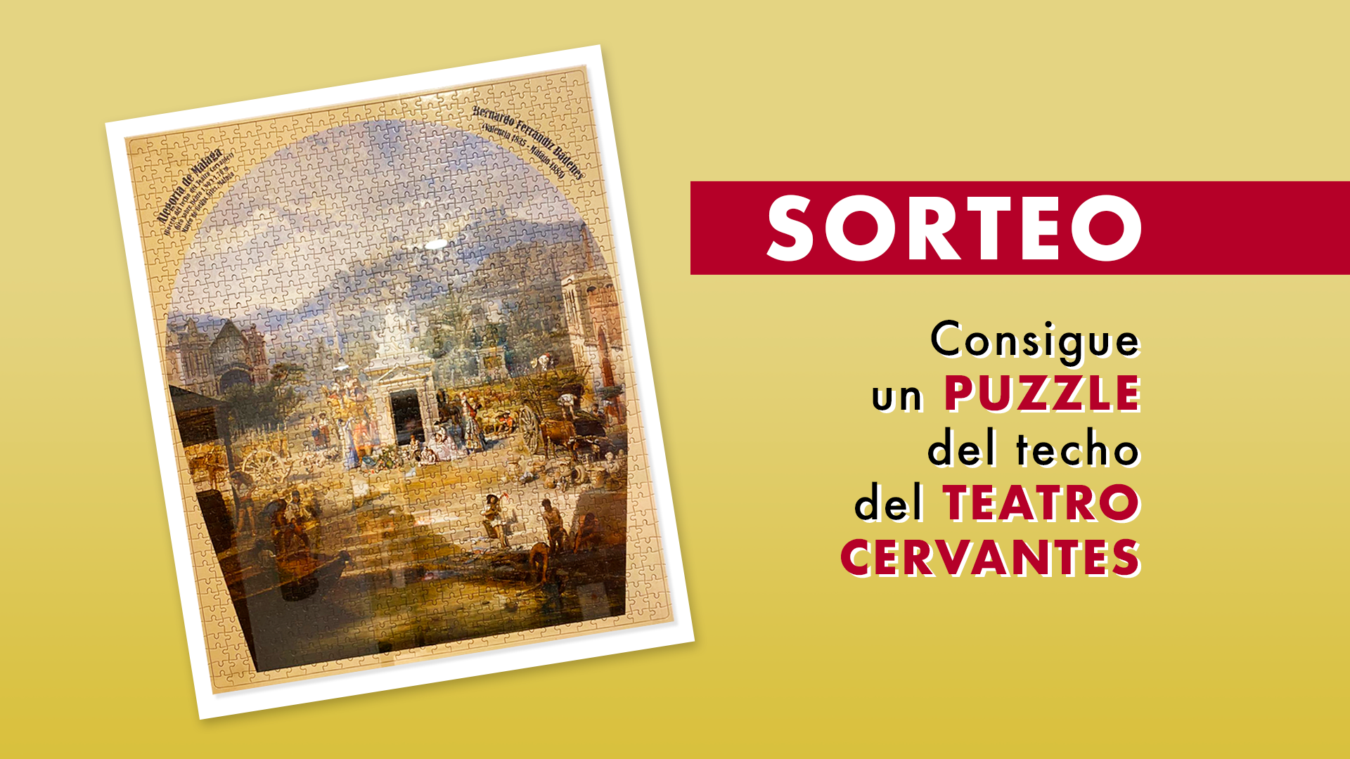 Lee más sobre el artículo Sorteamos un puzzle de 1.000 piezas con la imagen del techo del Teatro Cervantes