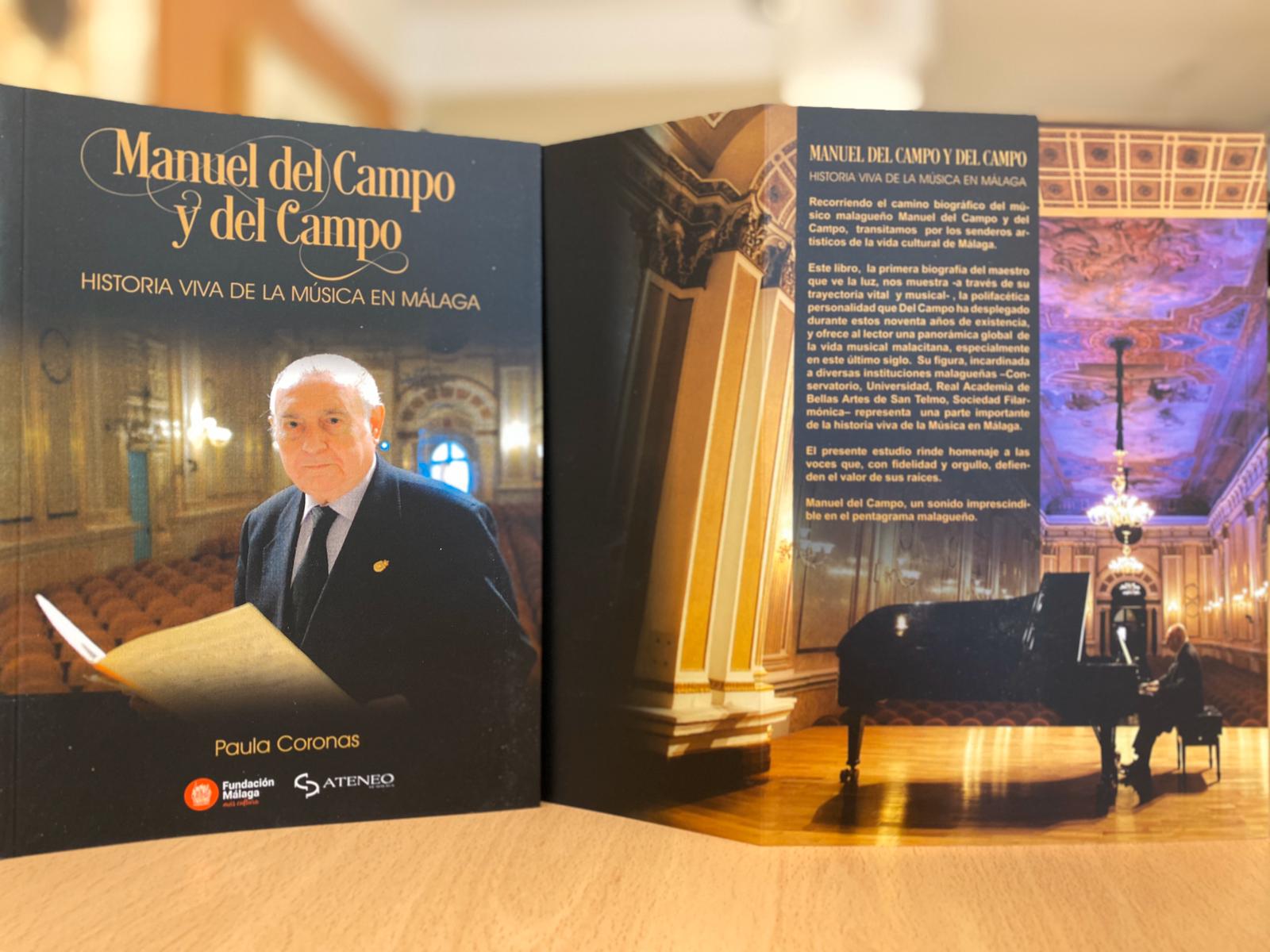 Lee más sobre el artículo Concierto y presentación del libro ‘Manuel del Campo y del Campo: historia viva de la música en Málaga’