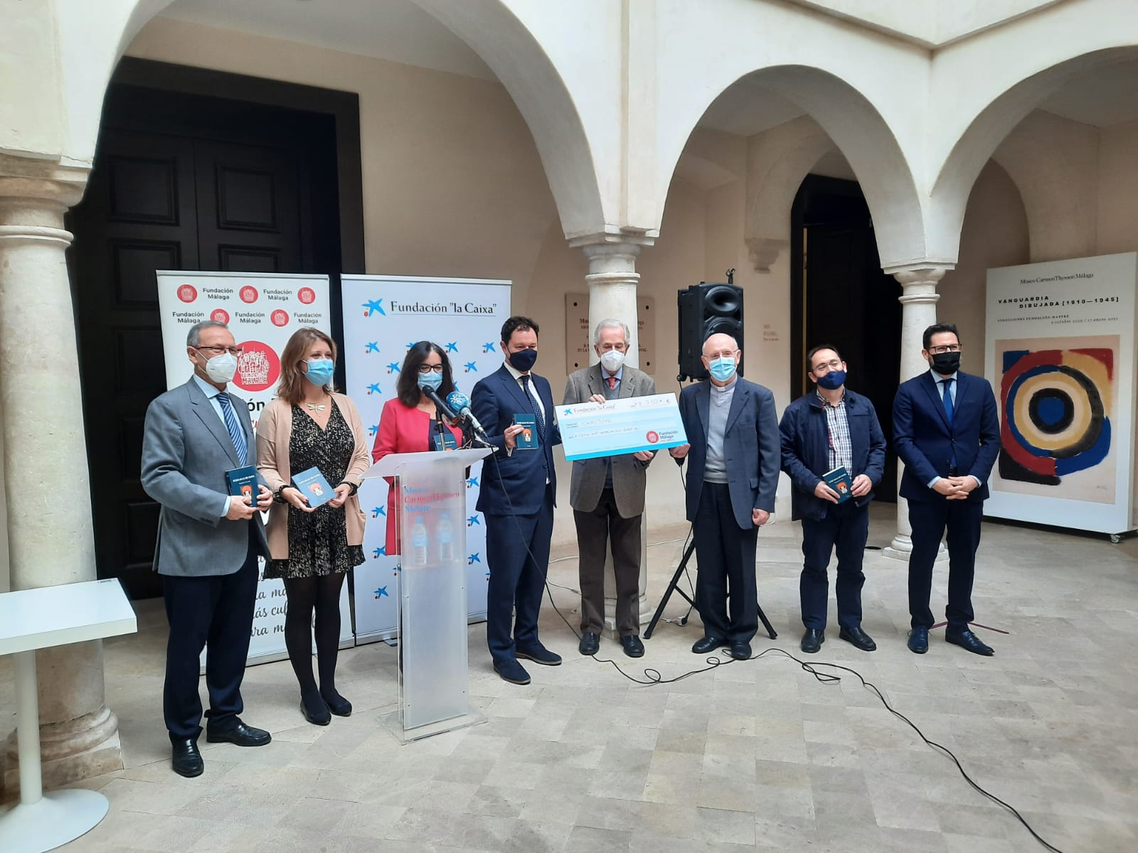 Lee más sobre el artículo Fundación Málaga y Fundación La Caixa presentan ‘Máscaras de papel’ a beneficio de Cáritas