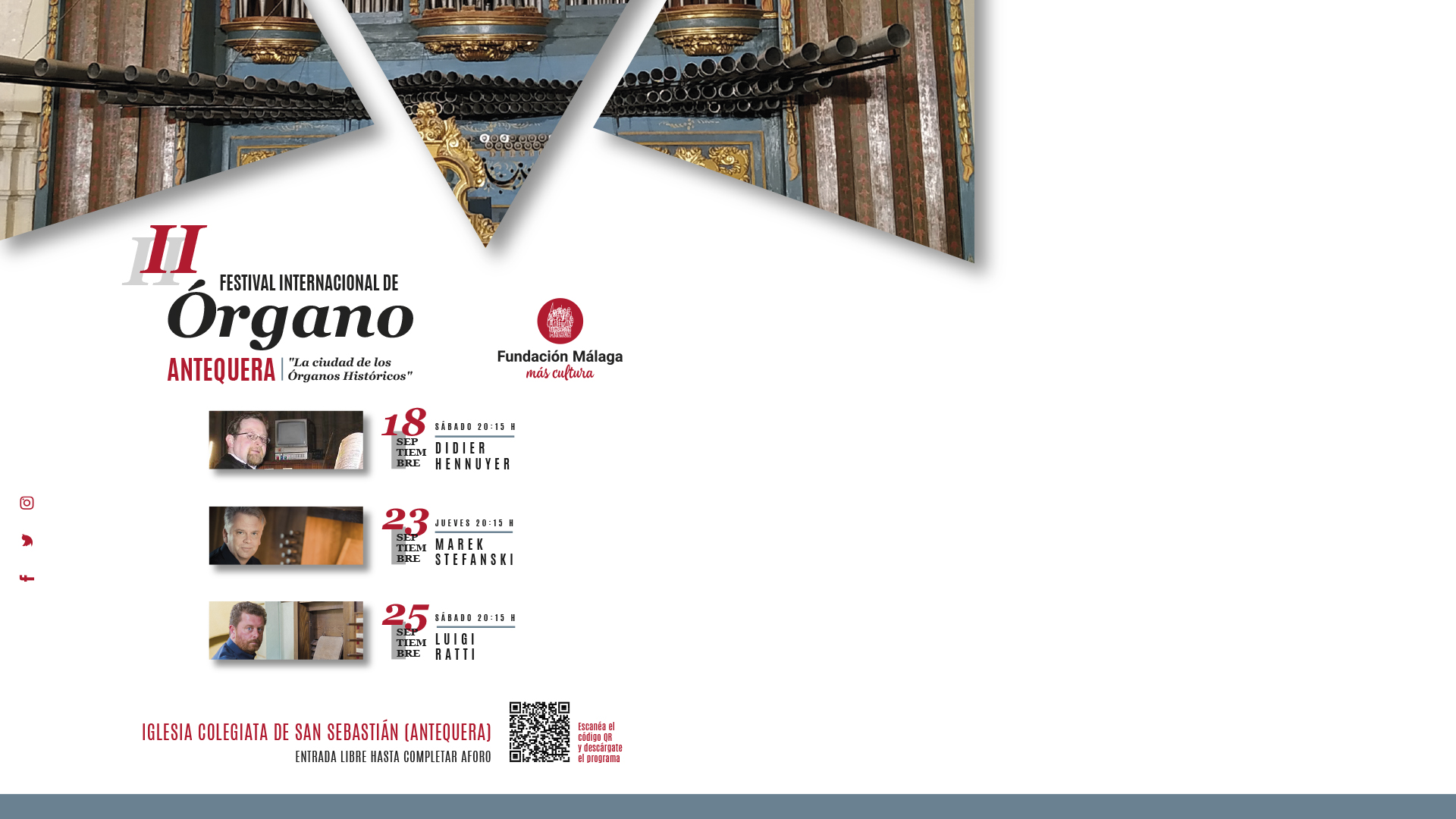 Lee más sobre el artículo El Festival Internacional de Órgano de Antequera celebra su 2ª edición