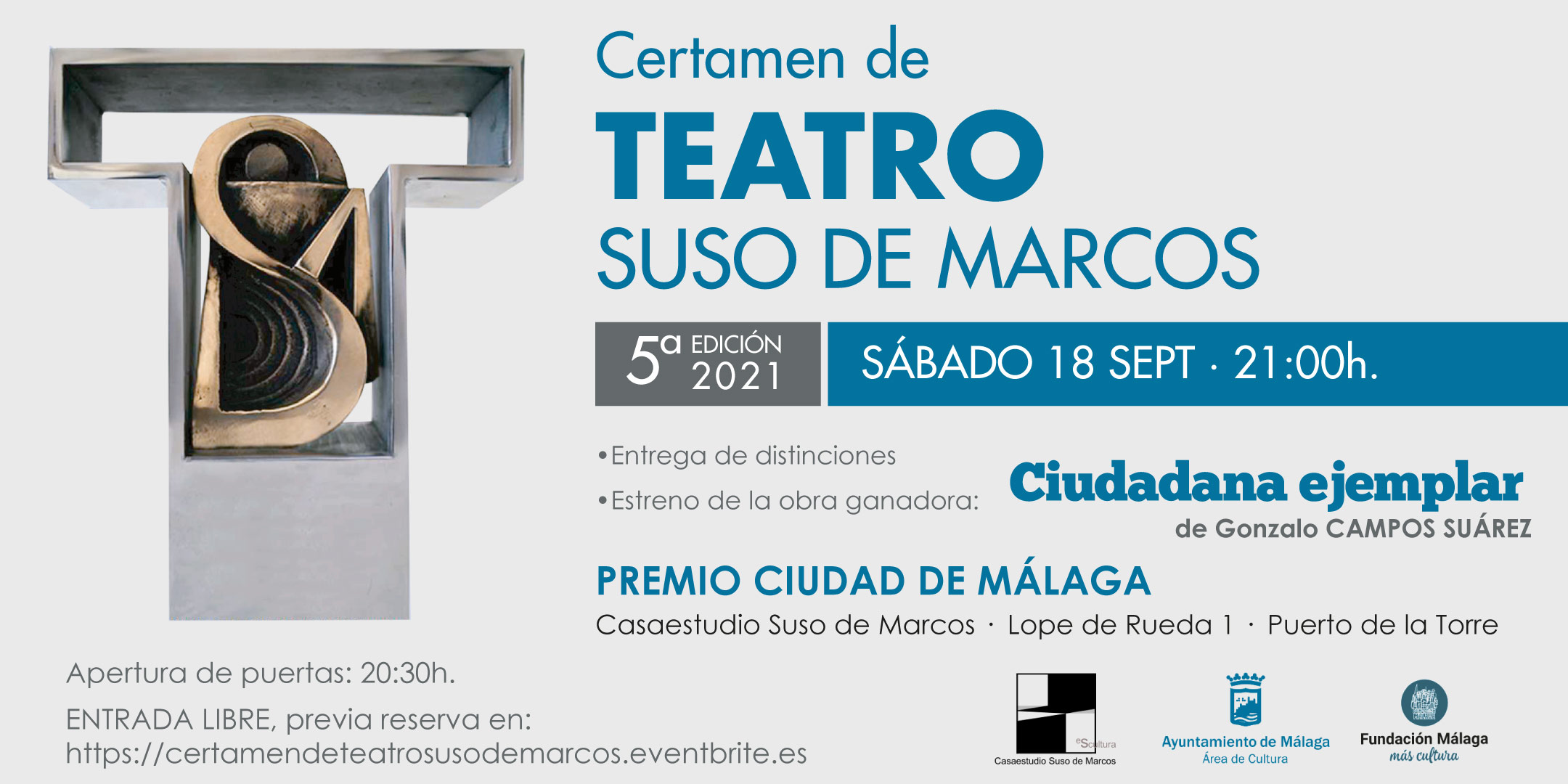 Lee más sobre el artículo ‘Ciudadana ejemplar’, ganadora del Certamen de Teatro Suso de Marcos, se estrenará el 18 de septiembre