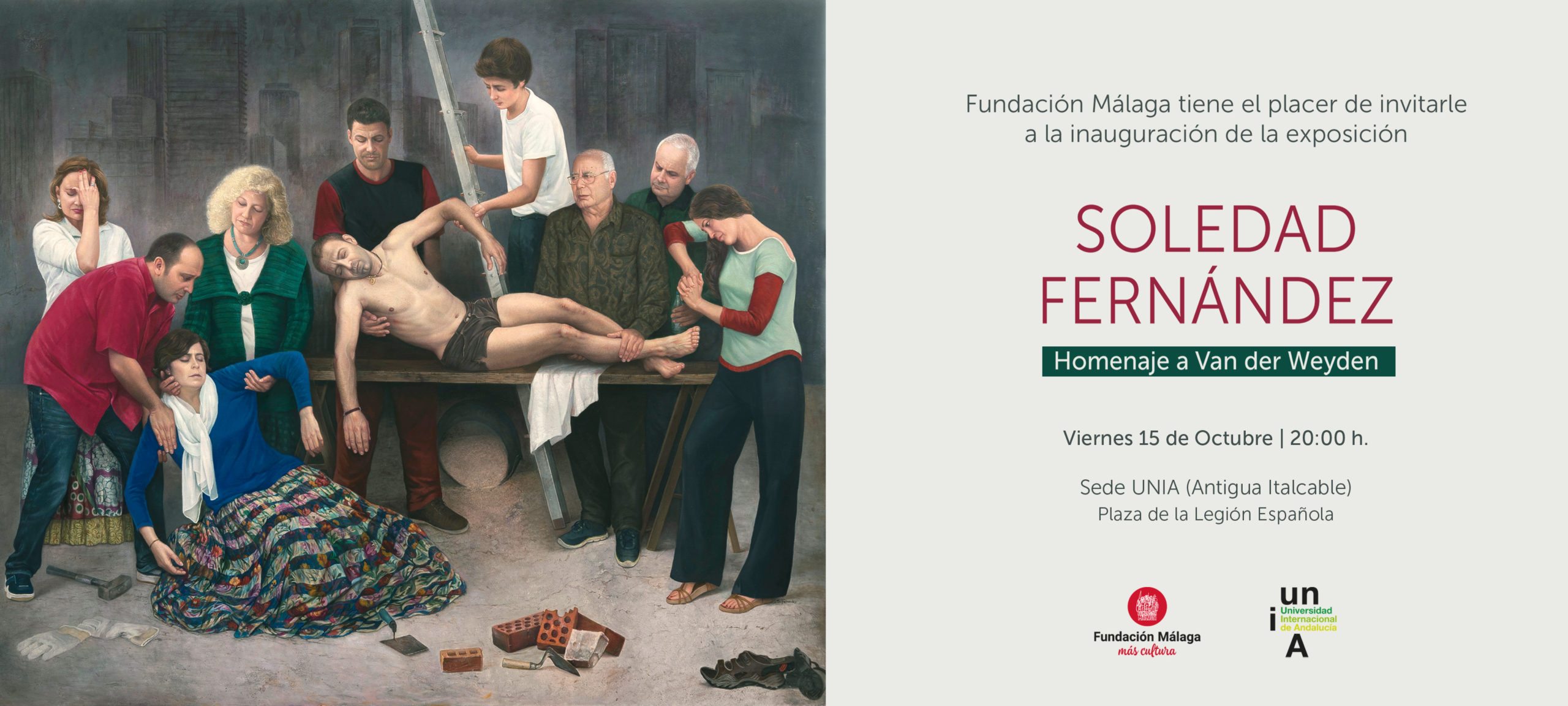 Lee más sobre el artículo Inauguración de la exposición ‘Soledad Fernández. Homenaje a Van der Weyden’