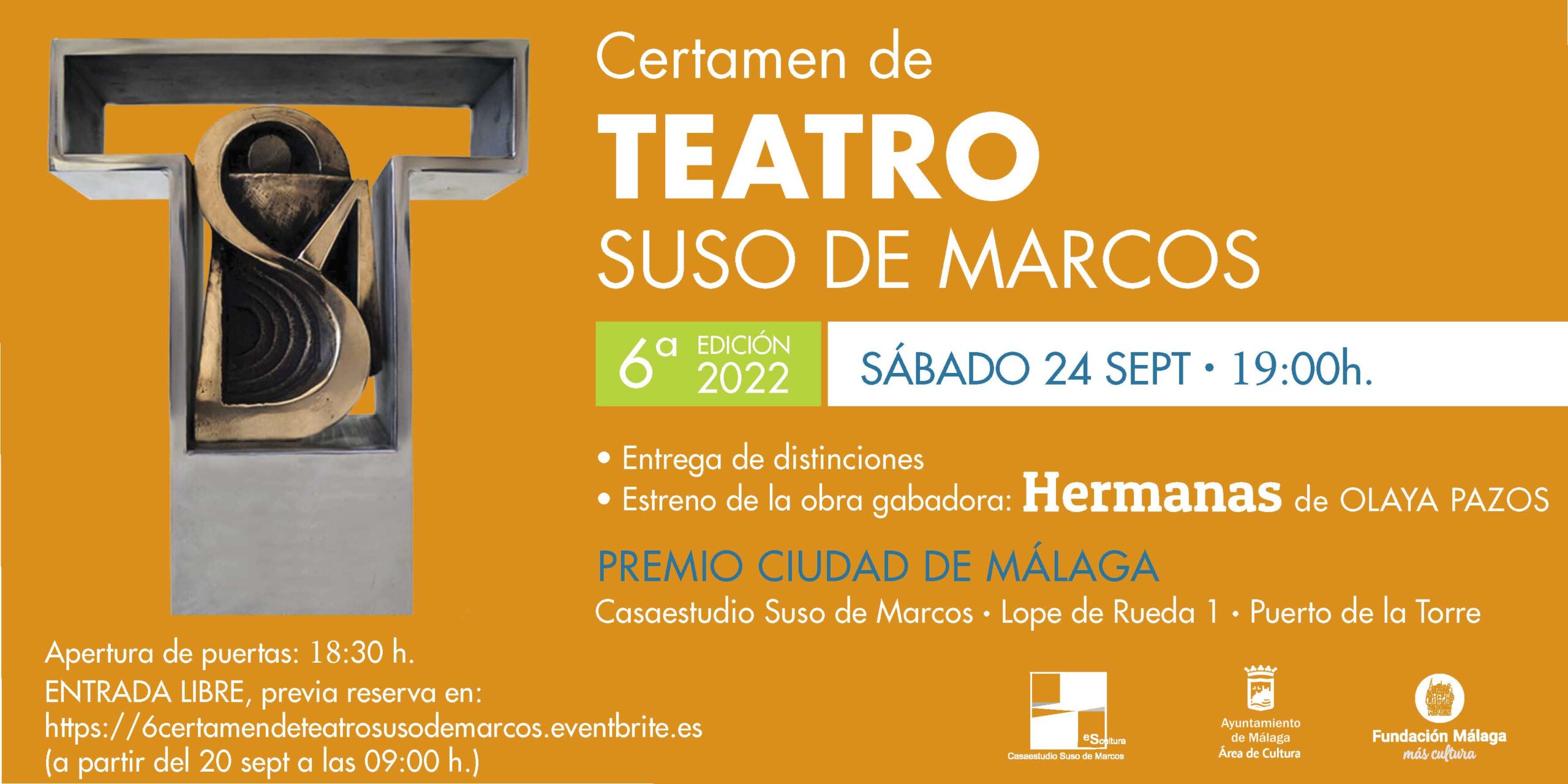 Lee más sobre el artículo Estreno de «Hermanas», obra ganadora del Certamen de Teatro Suso de Marcos