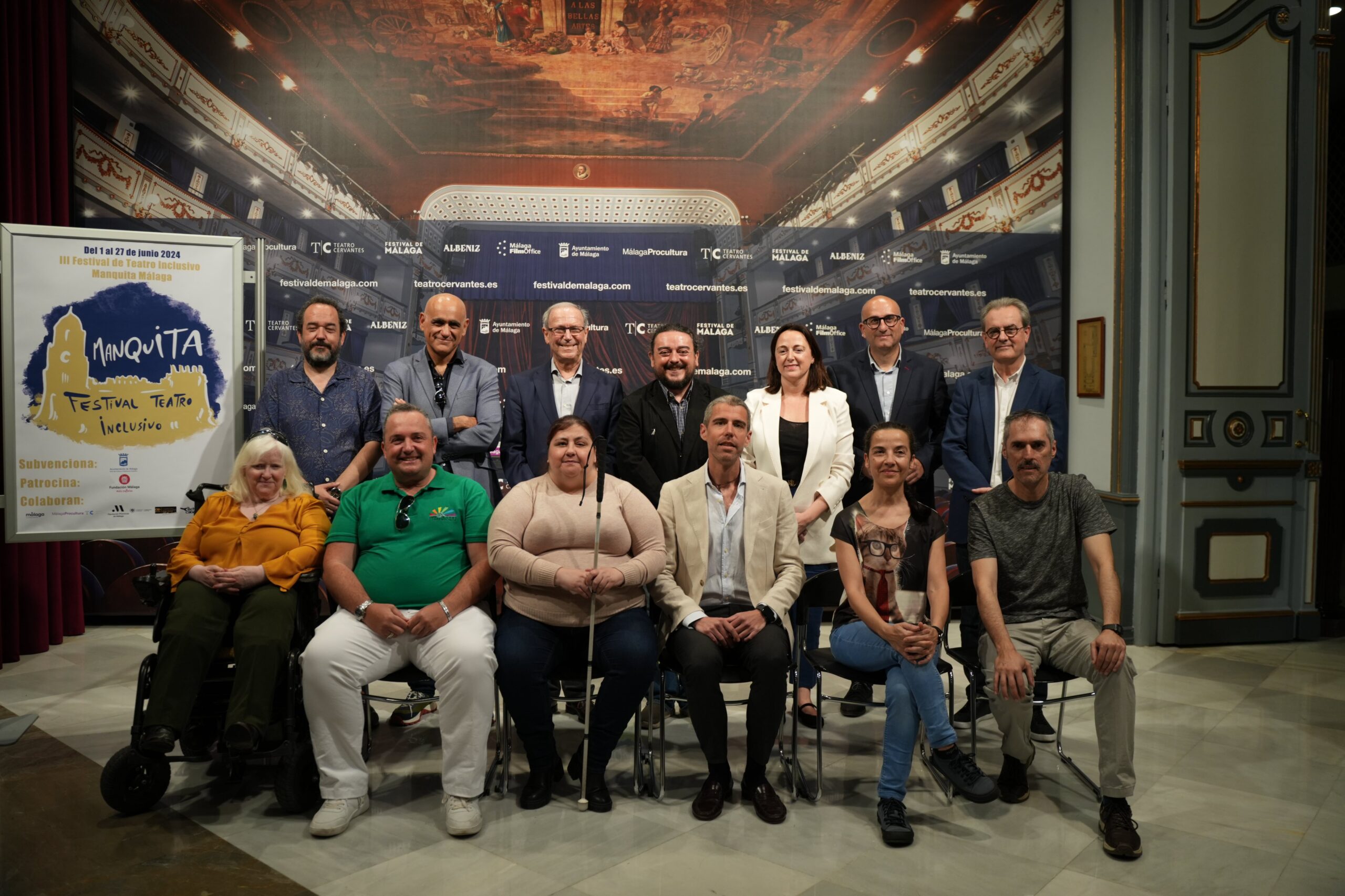 Lee más sobre el artículo Fundación Málaga, Ayuntamiento y Diputación presentan una nueva edición del Festival de Teatro Inclusivo Manquita